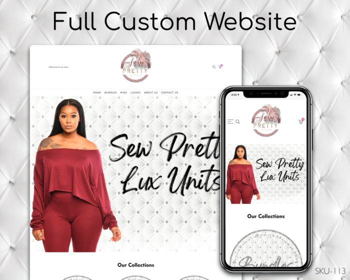 Pure White Diamonds – Pure White, Diamonds, Fully Finished Website (Shopify, Wix & Squarespace)
